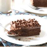 Dig in! The best THM low carb chocolate snack cake recipe.