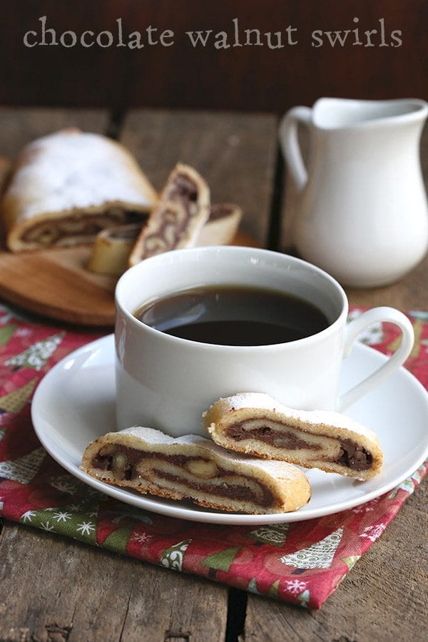 Chocolate Walnut Swirls