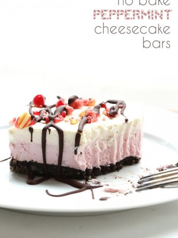 Low carb No Bake Peppermint Cheesecake Recipe