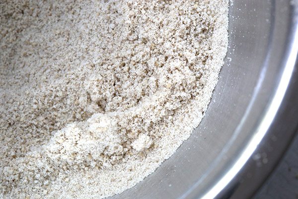 Finely ground homemade sunflower seed flour