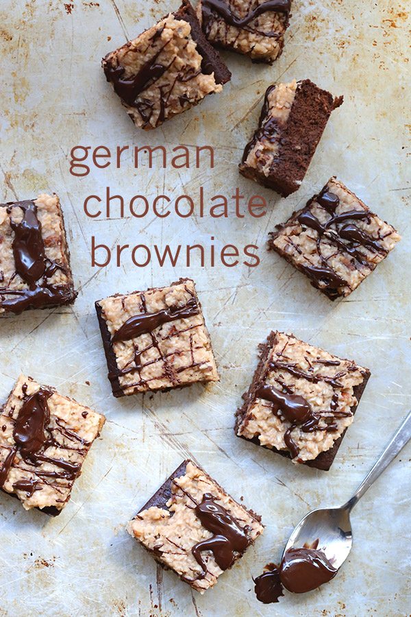 Low Carb Grain-Free German Chocolate Brownies