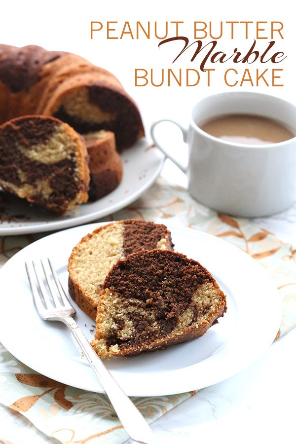 Low Carb Peanut Butter Chocolate Marble Cake Recipe