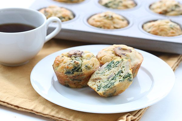 Get your protein and veggies in one easy, low carb muffin recipe.