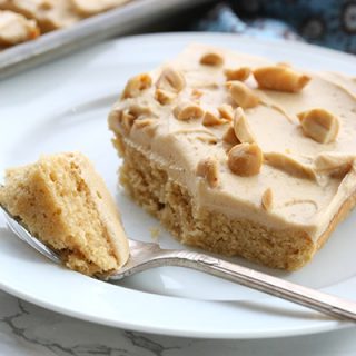 Low Carb Peanut Butter Texas Sheet Cake