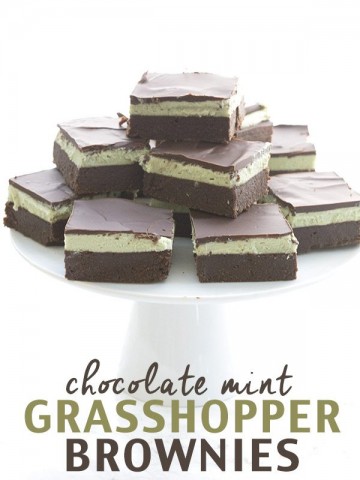 Low Carb Chocolate Mint Grasshopper Brownie Recipe