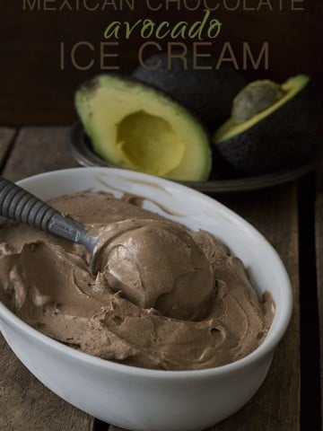 Low Carb Mexican Chocolate Avocado Ice Cream Recipe