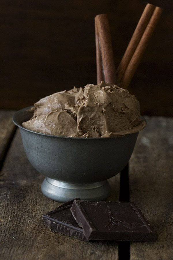 Easy low carb chocolate avocado ice cream recipe. Paleo and vegan too! Dairy free.
