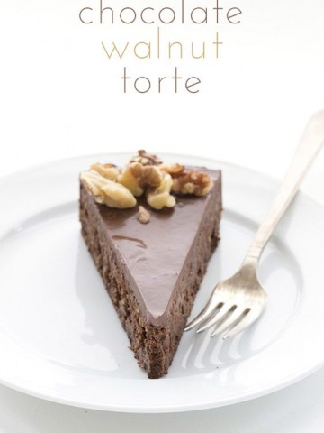Low Carb Grain-Free Chocolate Walnut Torte Recipe