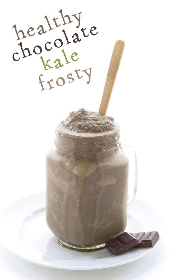 Low carb keto frosty recipe made with coconut milk and kale. Crazy but true! Dairy-free THM LCHF Banting recipe