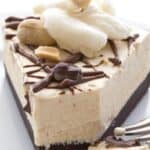 Titled image for keto Peanut Butter Ice Cream Cake