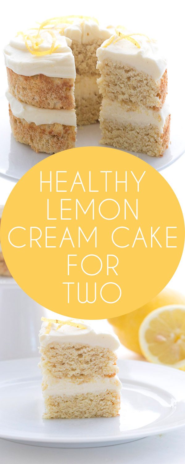 Mini Lemon Cream Cake - All Day I Dream About Food
