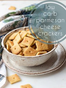 Low Carb Parmesan Cheese Crackers - All Day I Dream About Food