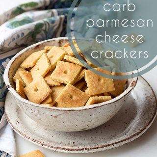 These low carb grain-free cheese crackers are a wonderful alternative to Goldfish.