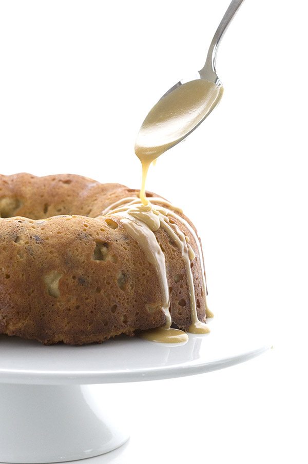 Delicious low carb grain-free bundt cake the tastes just like pecan pie! Your new favourite Thanksgiving dessert.