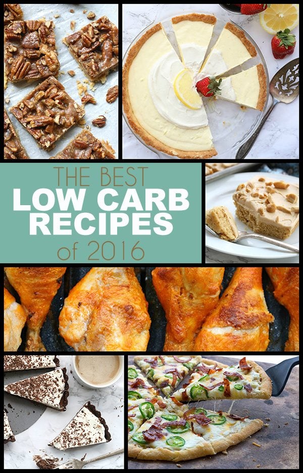 Best low carb and keto recipes of 2016. LCHF THM Banting Atkins recipes.
