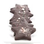 Low carb and egg-free chocolate peppermint stars.