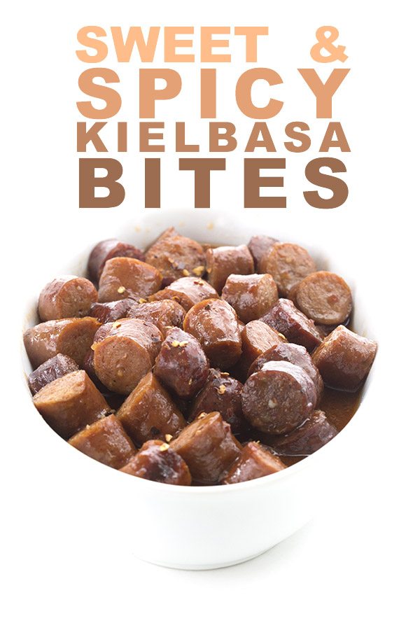 Low Carb Keto Kielbasa Bites cooked in your slow cooker! Delicious football food. 
