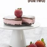 Low Carb Mini Chocolate Strawberry Cheesecake