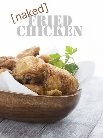 The best low carb keto fried chicken recipe. No breading at all, just unbelievably crispy skin!