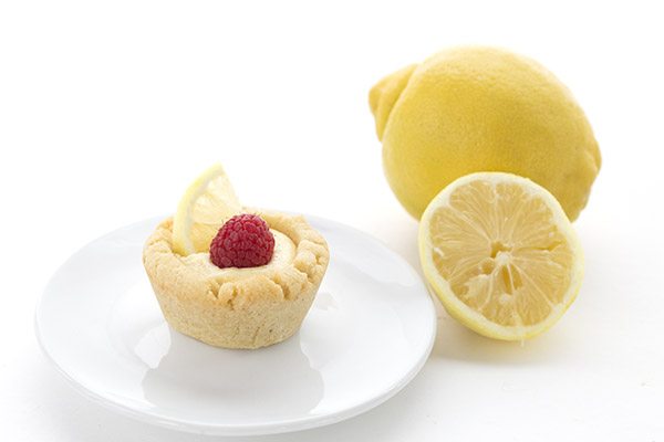 Delicious keto lemon pastry cream in a soft grain-free sugar cookie