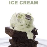 Low Carb Mint Chocolate Chip Ice Cream Recipe. No churn!