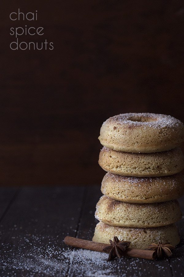 Low Carb Chai Spice Donuts