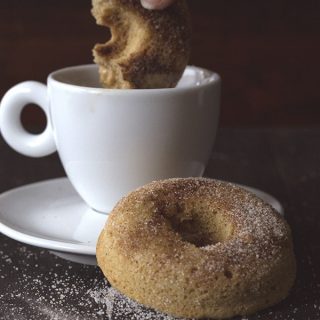 Grain-Free Chai Spice Donuts. LCHF Keto Banting THM recipe