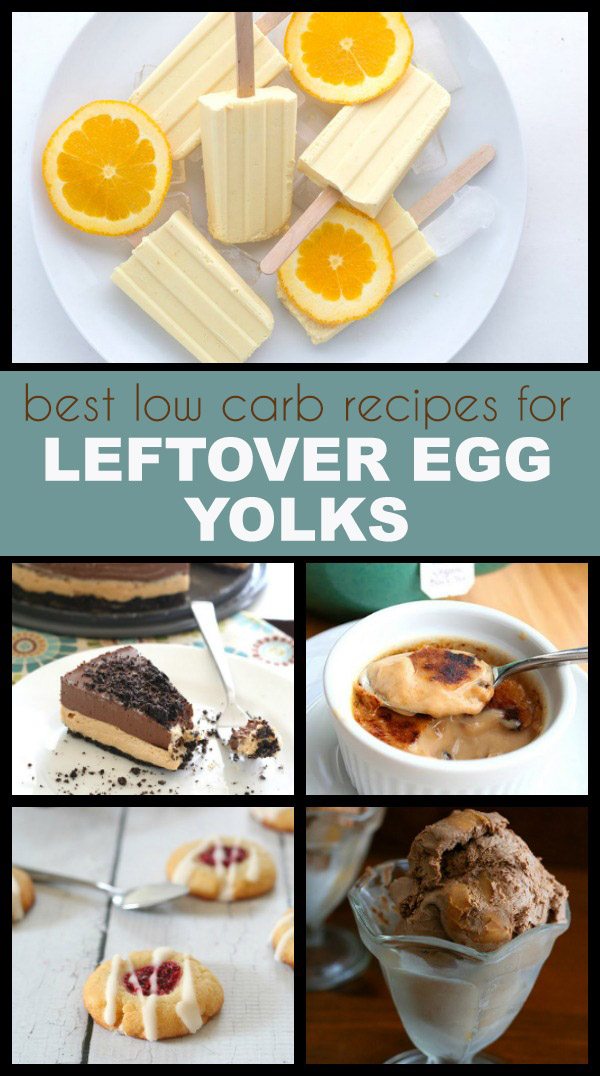 35 low carb recipes for leftover egg yolks