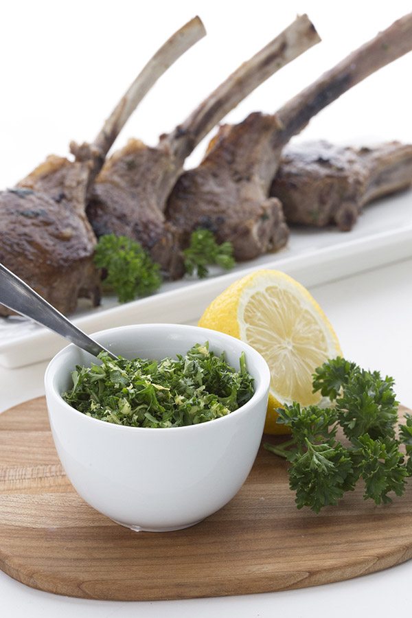 My new favorite dinner. Pan Seared Lamb Chops with Lemony Gremolata. Low carb and keto recipe.