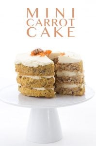 Low Carb Grain-Free Mini Carrot Cake Recipe