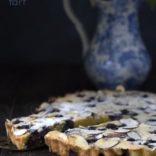 Low Carb Blueberry Almond Tart Recipe