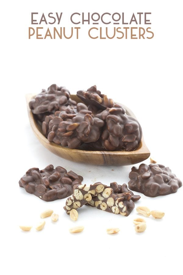 Easy Low Carb Chocolate Peanut Clusters