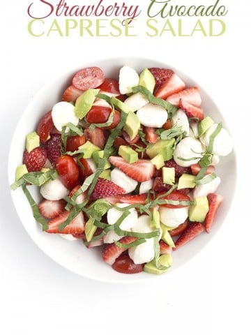 A delicious low carb keto summer salad, a great way to use fresh produce!