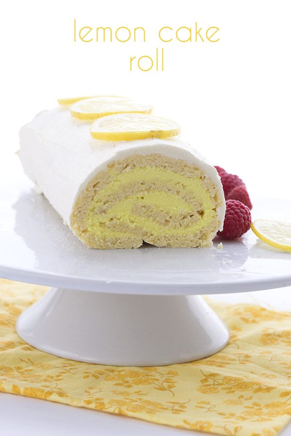 Low Carb Keto Lemon Cake Roll Recipe