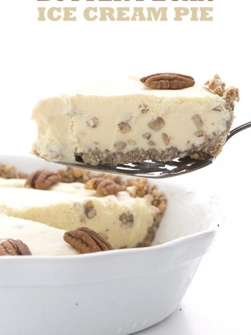 Low Carb Butter Pecan Ice Cream Pie Recipe