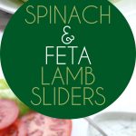 Low Carb Keto Spinach and Feta Lamb Sliders