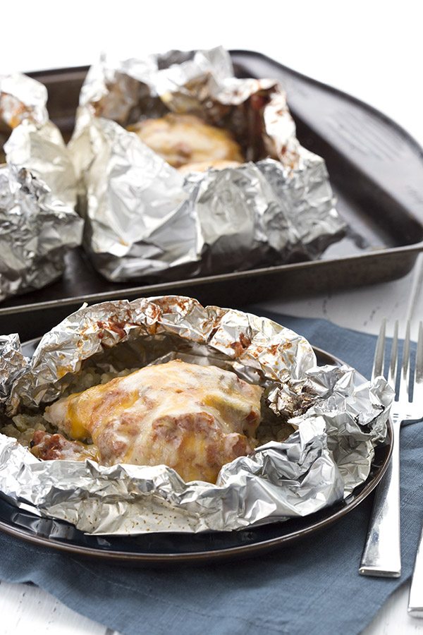 How to make Easy Salsa Chicken in foil packets