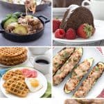 Pinterest collage for keto zucchini recipes