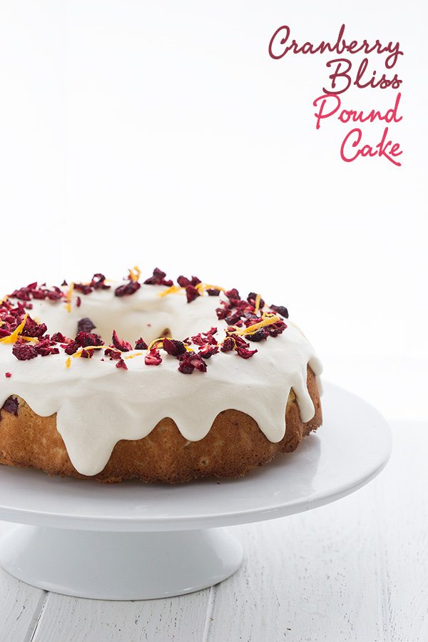 Low Carb Cranberry Bliss Pound Cake Recipe