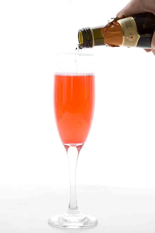 Keto Cocktails - Cranberry Champagne Sparklers