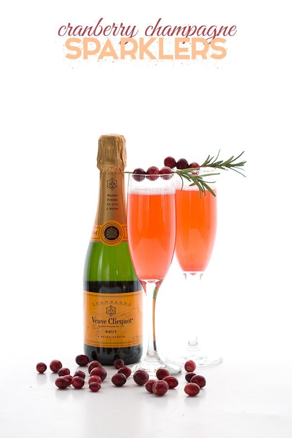 Low Carb Cranberry Champagne Cocktail Recipe