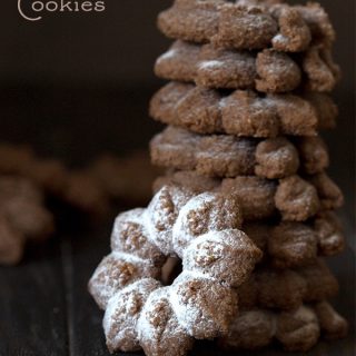 Low Carb Gingerbread Spritz Cookies