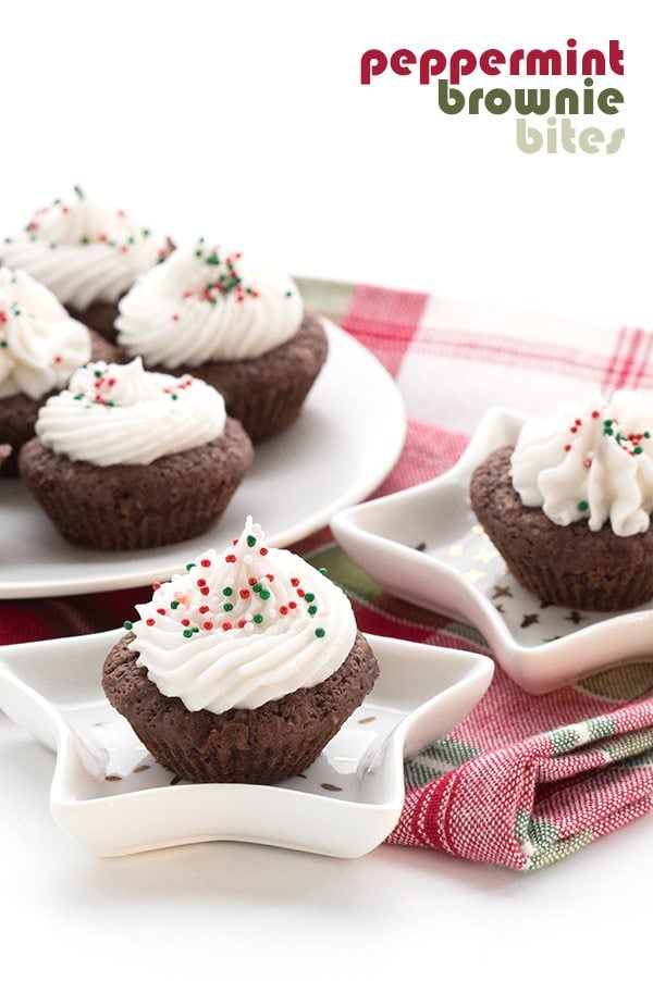 Keto Peppermint Brownie Bites - Dairy-Free and Nut-Free
