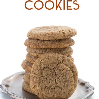 Low Carb Chewy Ginger Molasses Cookies