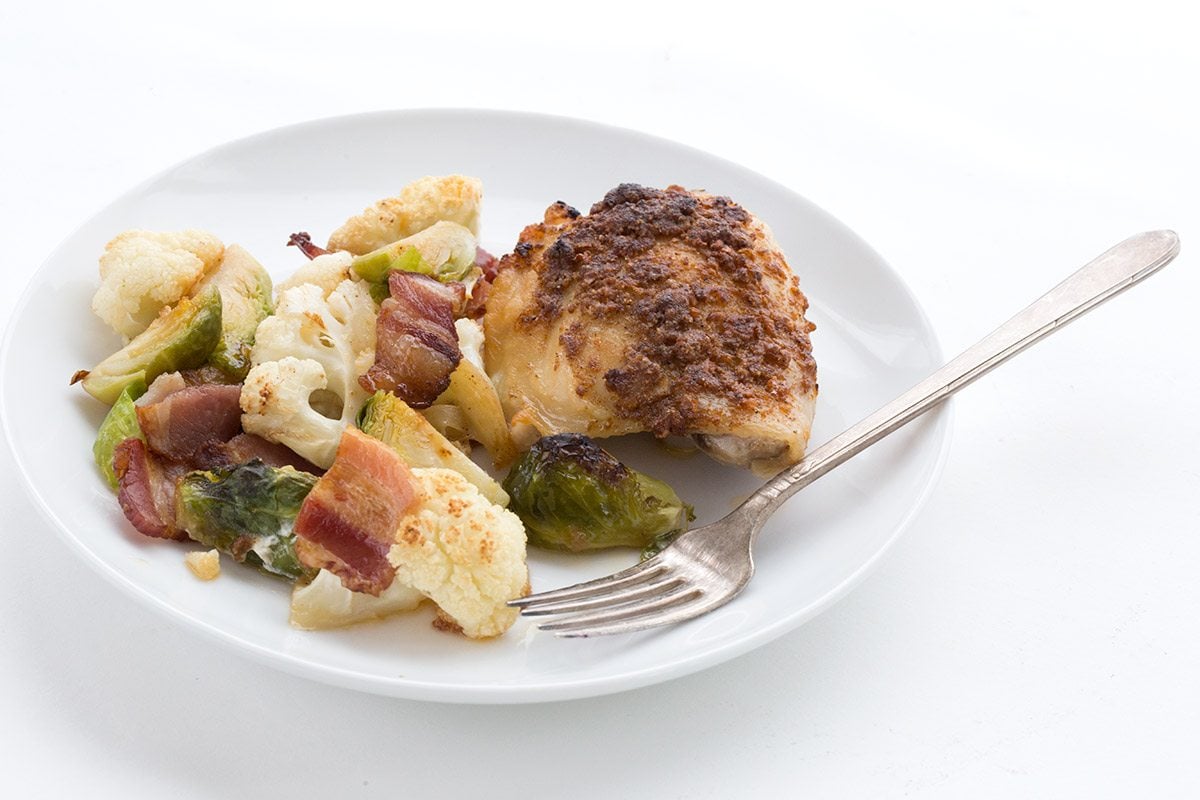 Deliciously Keto Recipes - Sheet Pan Chicken and Veggies