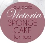 This delicious Keto Victoria Sponge Cake makes a perfect healthy Valentine's Day dessert