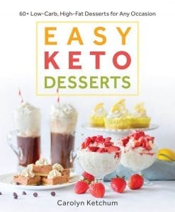 Easy Keto Desserts Cookbook Cover