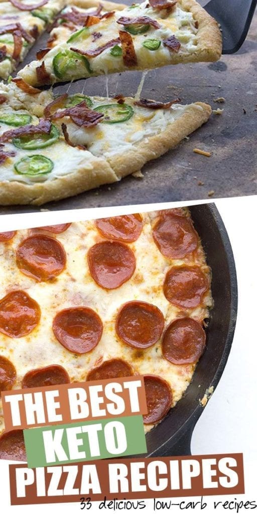 Low Carb Pizza - 33 Keto Pizza Recipes - All Day I Dream About Food