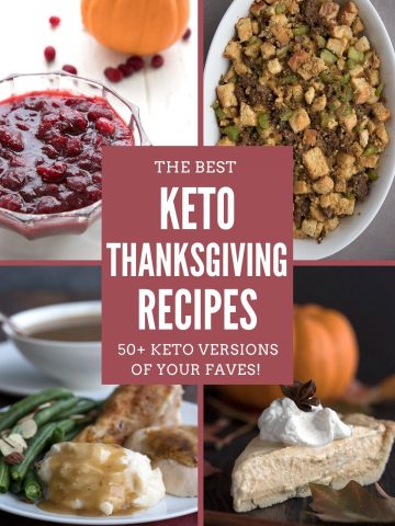 Keto Thanksgiving Recipes Collage