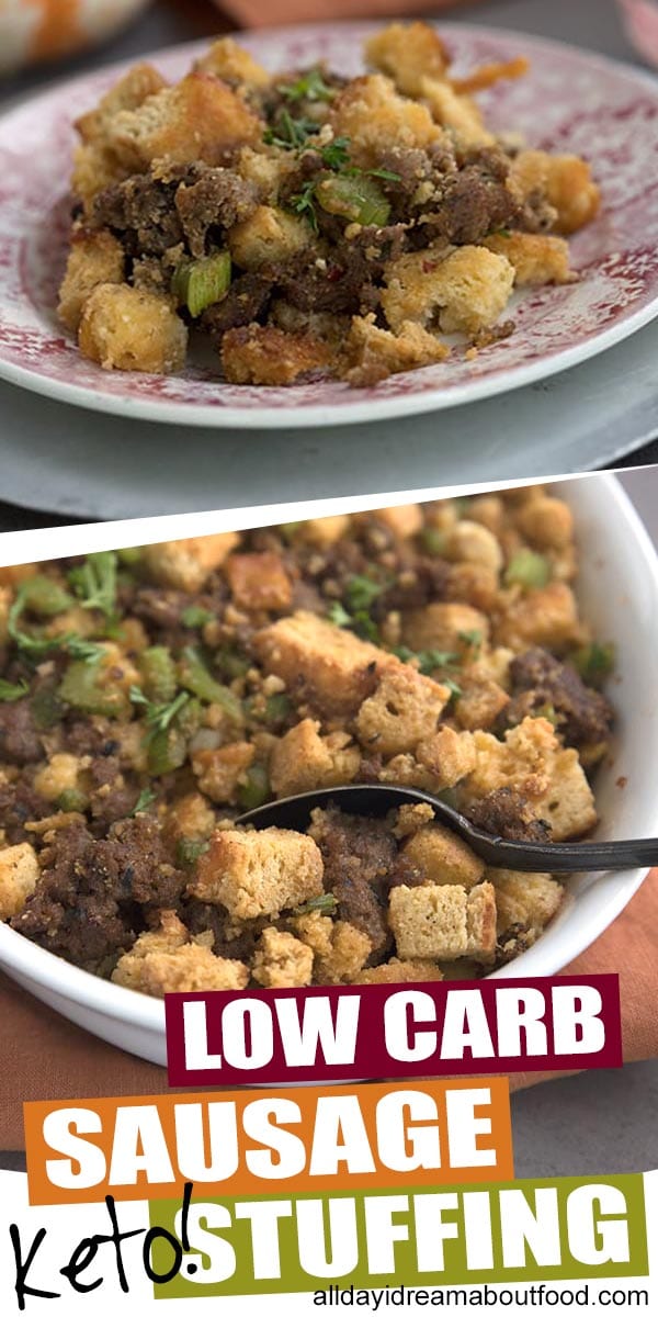 Keto Sausage Stuffing Recipe - All Day I Dream About Food